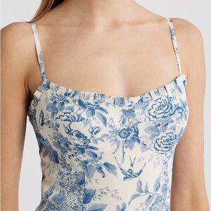 Reformation Aiko pleated slip dress